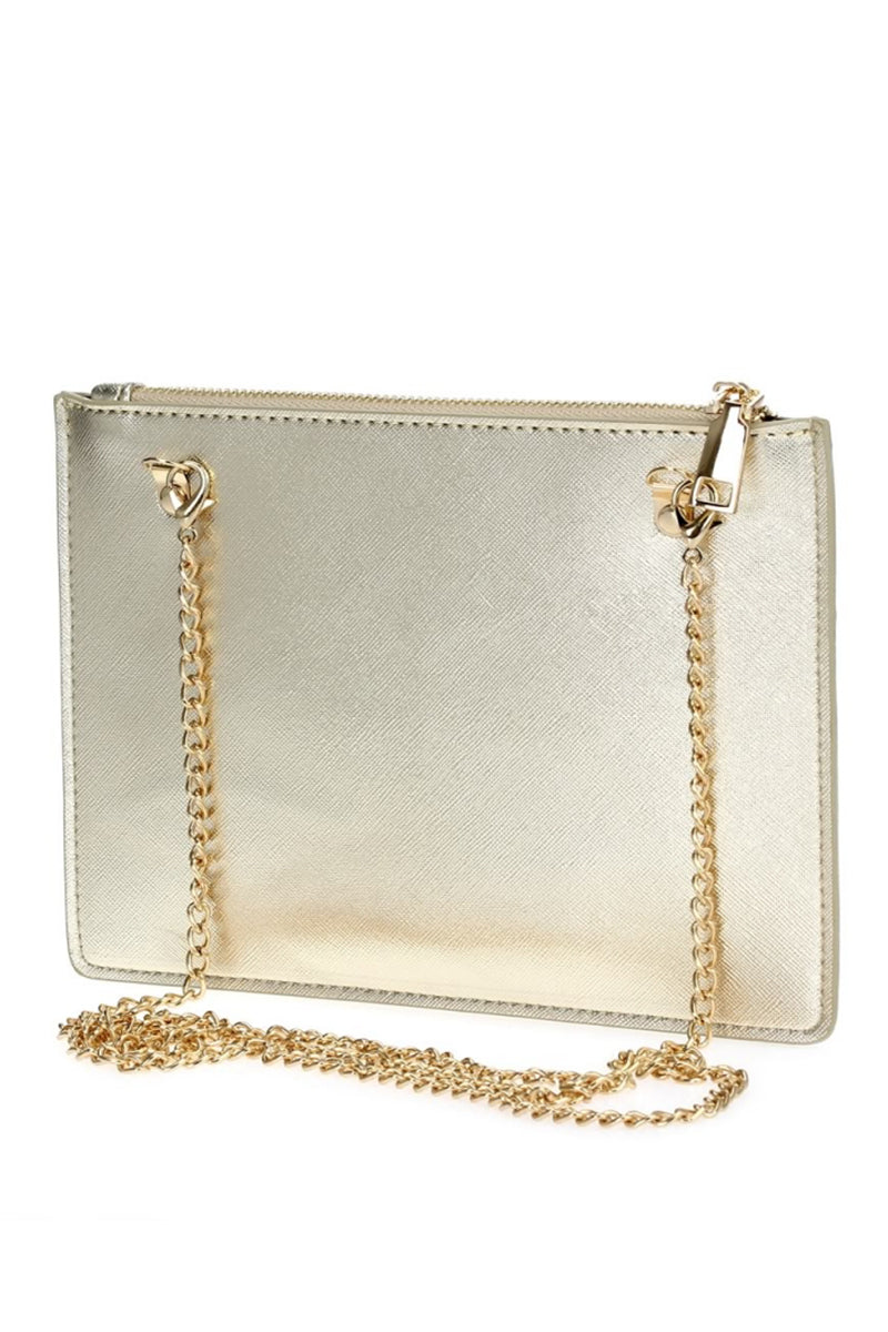 Gold Clutch/Shoulder purse